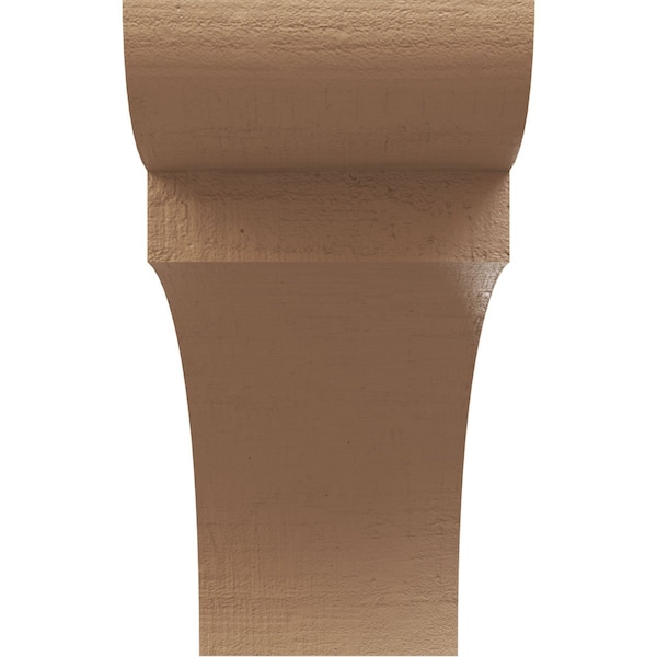 12in. W X 36in. D X 24in. H Series 3 Yorktown Rough Cedar Woodgrain TimberThane Corbel, Primed Tan